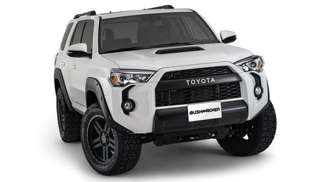 Bushwacker Body Bushwacker 30921-02 - Black Pocket/Rivet Style Smooth Finish 4-Piece Fender Flare Set For 2014-2022 Toyota 4Runner (Excludes Limited) Bushwacker