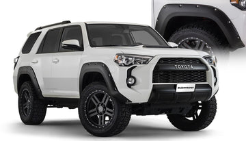 Bushwacker 30925-02 - Black Pocket/Rivet Style Smooth Finish 4-Piece Fender Flare Set For 22-26 Toyota Tundra Bushwacker 1