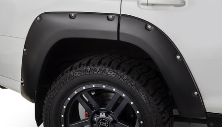 Bushwacker 30925-02 - Black Pocket/Rivet Style Smooth Finish 4-Piece Fender Flare Set For 22-26 Toyota Tundra Bushwacker 3