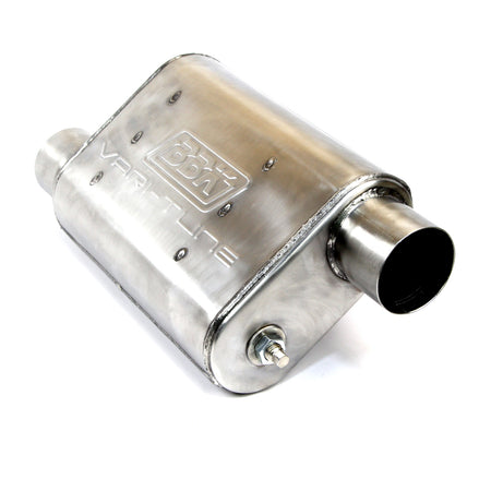 BBK Performance Parts 31015 - UNIVERSAL 2-1/2 VARITUNE ADJUSTABLE MUFFLER DOUBLE OFFSET (439 STAINLESS) 2