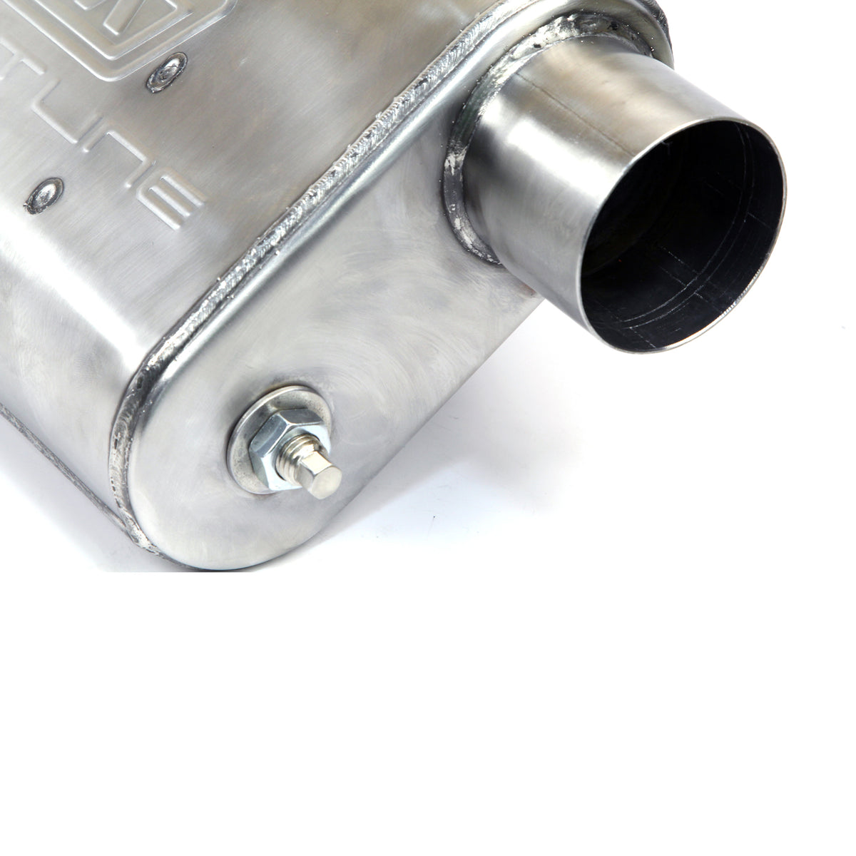 BBK Performance Parts 31015 - UNIVERSAL 2-1/2 VARITUNE ADJUSTABLE MUFFLER DOUBLE OFFSET (439 STAINLESS) 3