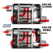 BBK Performance NA BBK Performance Parts 31015 - UNIVERSAL 2-1/2 VARITUNE ADJUSTABLE MUFFLER DOUBLE OFFSET (439 STAINLESS)