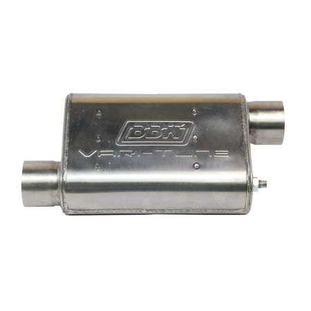 BBK Performance Parts 31035 - UNIVERSAL 3 Inch VARITUNE ADJUSTABLE MUFFLER DOUBLE OFFSET (439 STAINLESS) 1