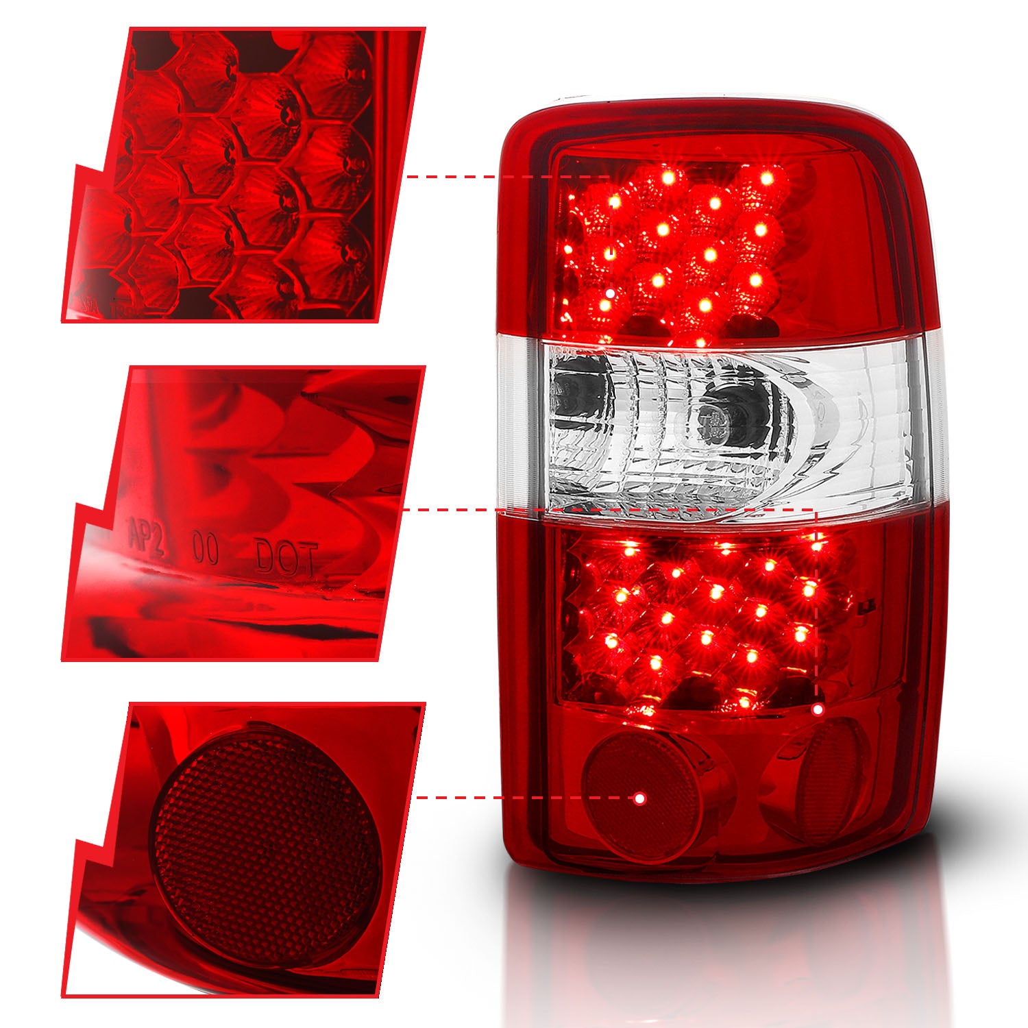 ANZO USA 311001 - Tail Light Set