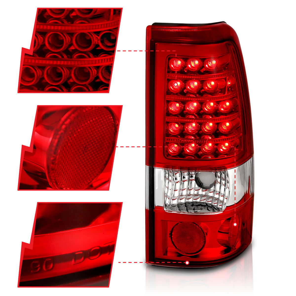 ANZO USA 311010 - Tail Light Set