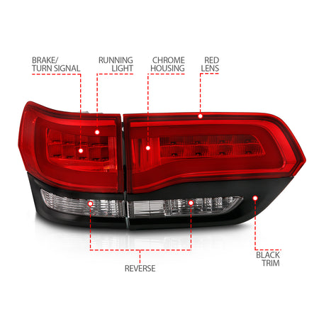 ANZO USA 311268 - Tail Light Set