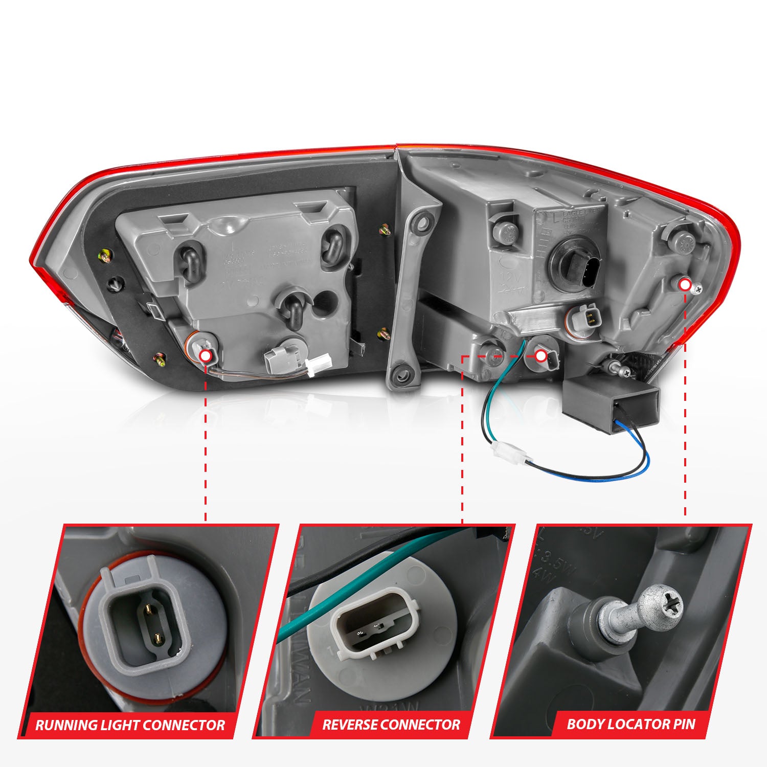 ANZO USA 311268 - Tail Light Set