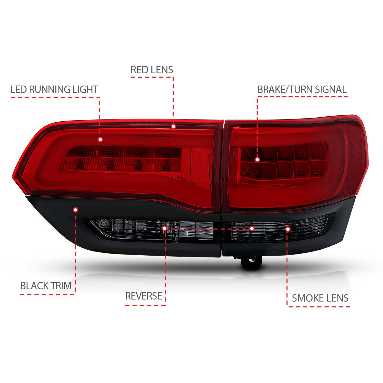 ANZO USA 311269 - Tail Light Set