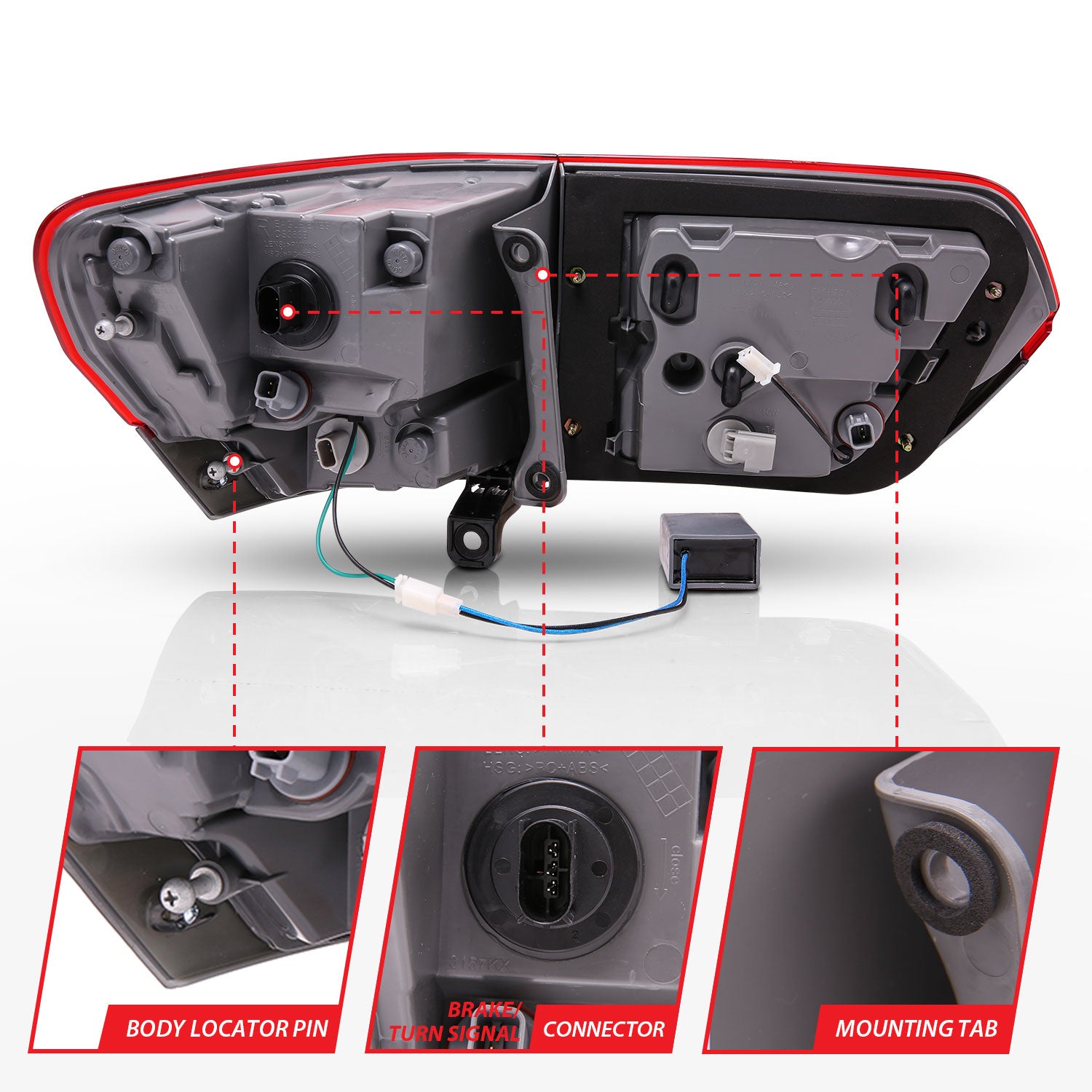 ANZO USA 311269 - Tail Light Set