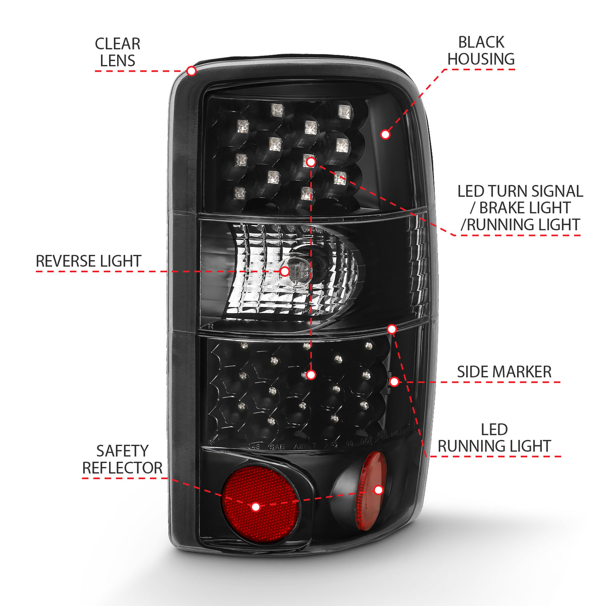 ANZO USA 311298 - Tail Light