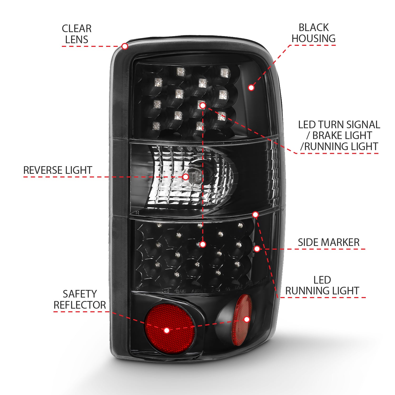 ANZO USA 311298 - Tail Light