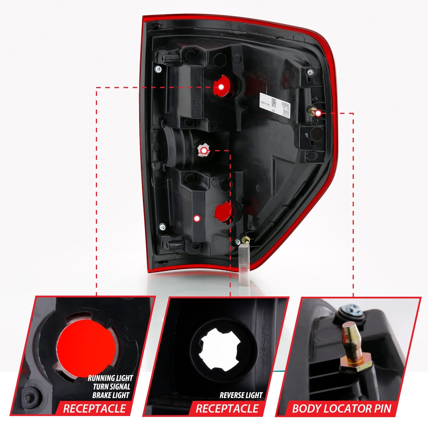 ANZO USA Electrical Lighting and Body ANZO USA 311299 Tail Light