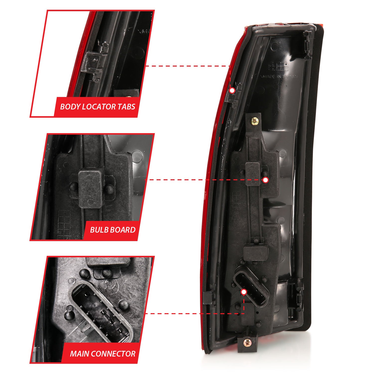 ANZO USA 311300 - Tail Light Set