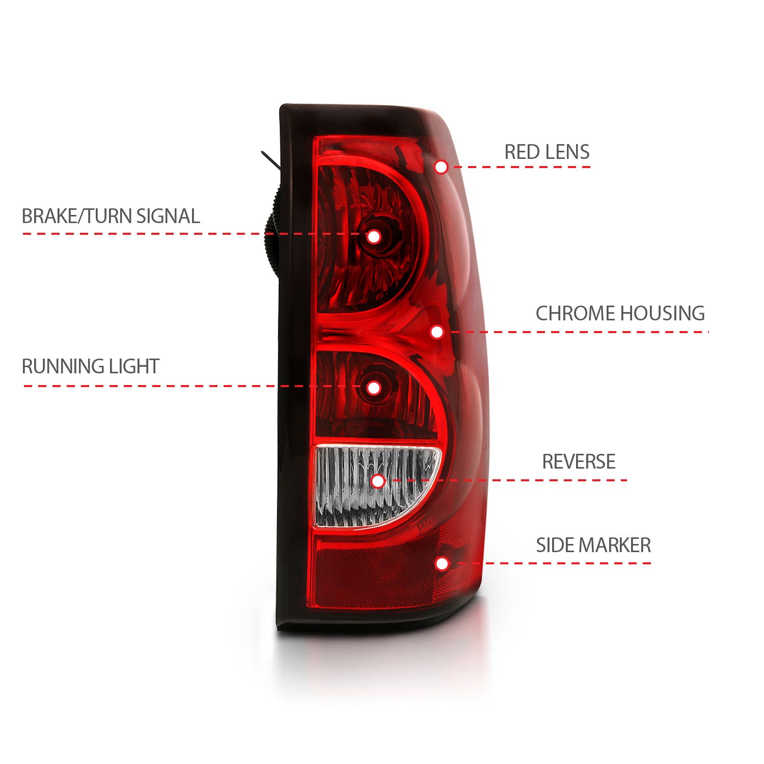 ANZO USA 311302 - Tail Light Set