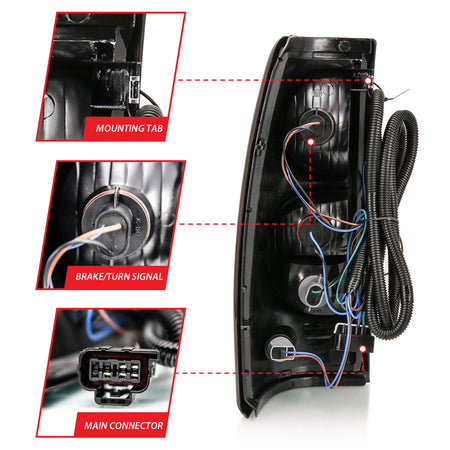 ANZO USA 311302 - Tail Light Set