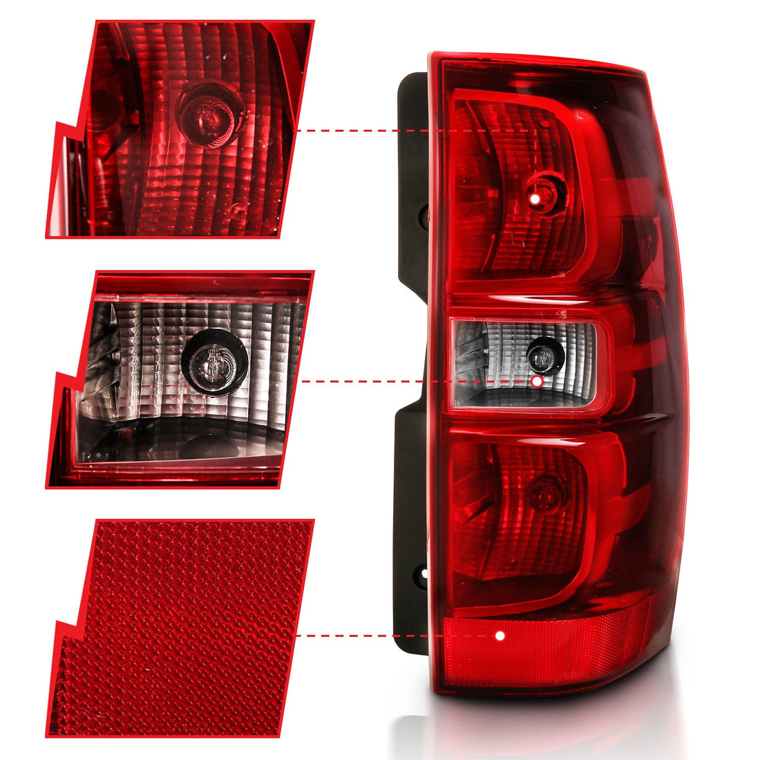 ANZO USA Electrical Lighting and Body ANZO USA 311304 Tail Light Set