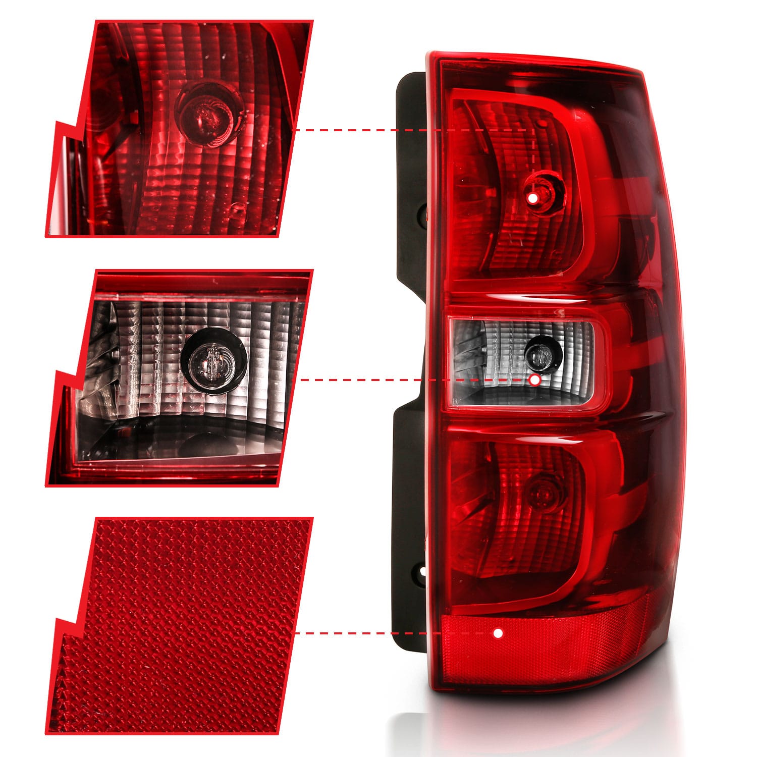 ANZO USA Electrical Lighting and Body ANZO USA 311304 Tail Light Set