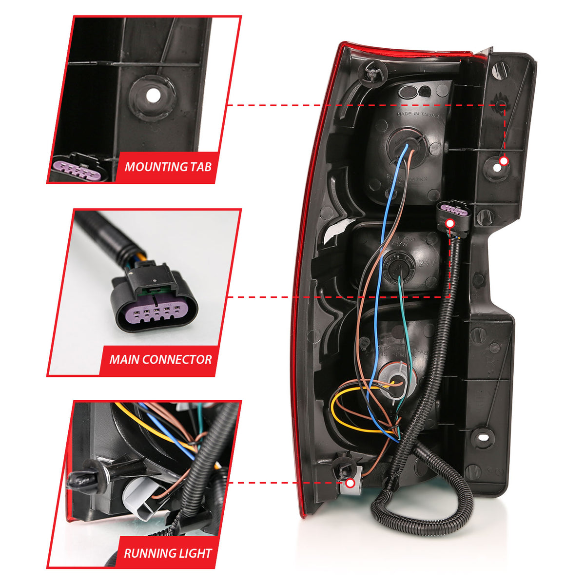ANZO USA 311304 - Tail Light Set