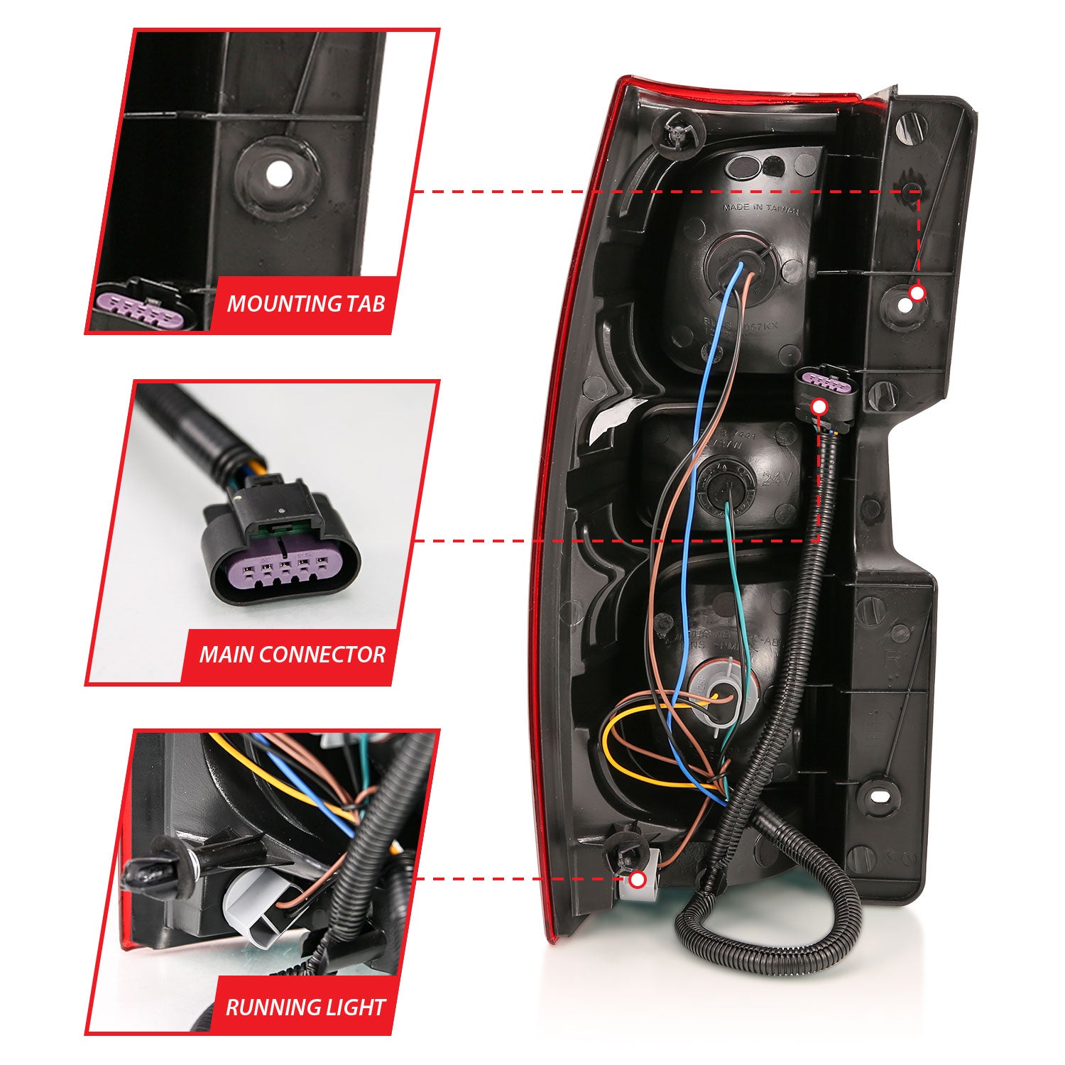 ANZO USA 311304 - Tail Light Set