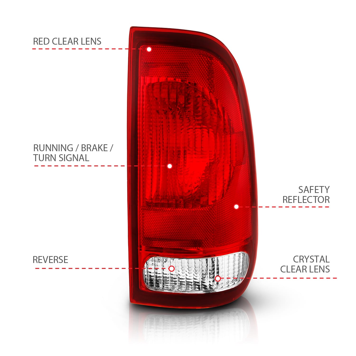 ANZO USA Electrical Lighting and Body ANZO USA 311307 Tail Light Set