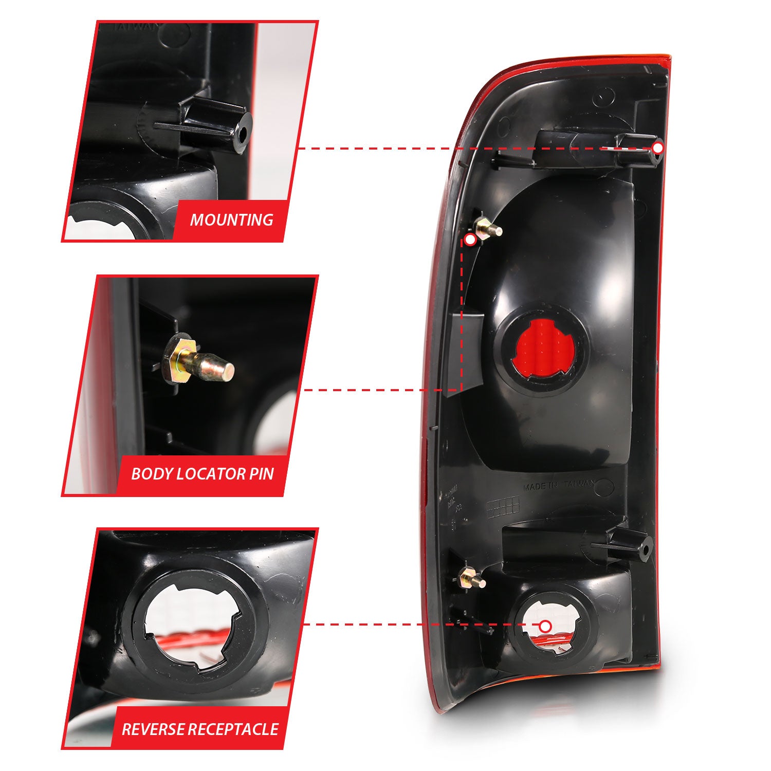 ANZO USA 311307 - Tail Light Set