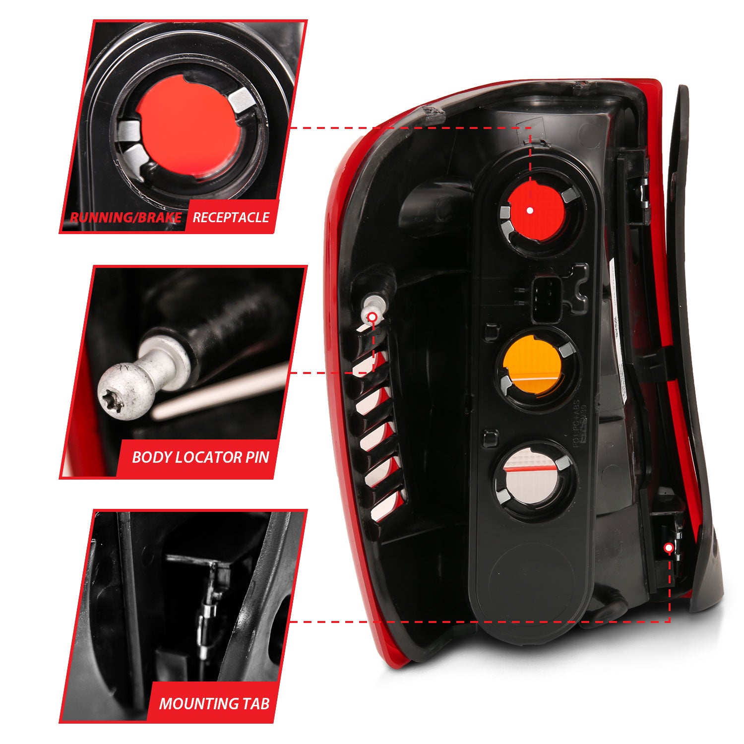 ANZO USA 311308 - Tail Light Set