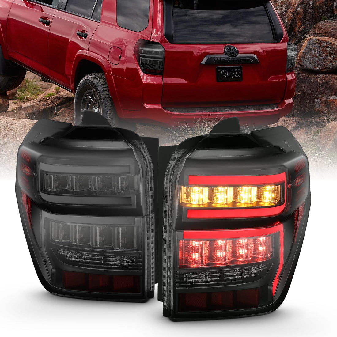 ANZO USA Electrical Lighting and Body ANZO USA 311312 Tail Light Set