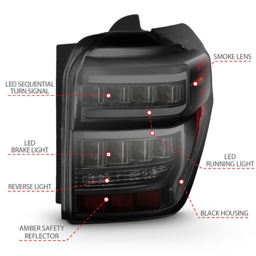 ANZO USA Electrical Lighting and Body ANZO USA 311312 Tail Light Set
