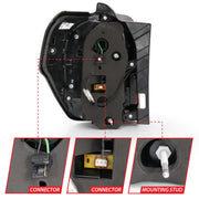ANZO USA Electrical Lighting and Body ANZO USA 311313 Tail Light Set