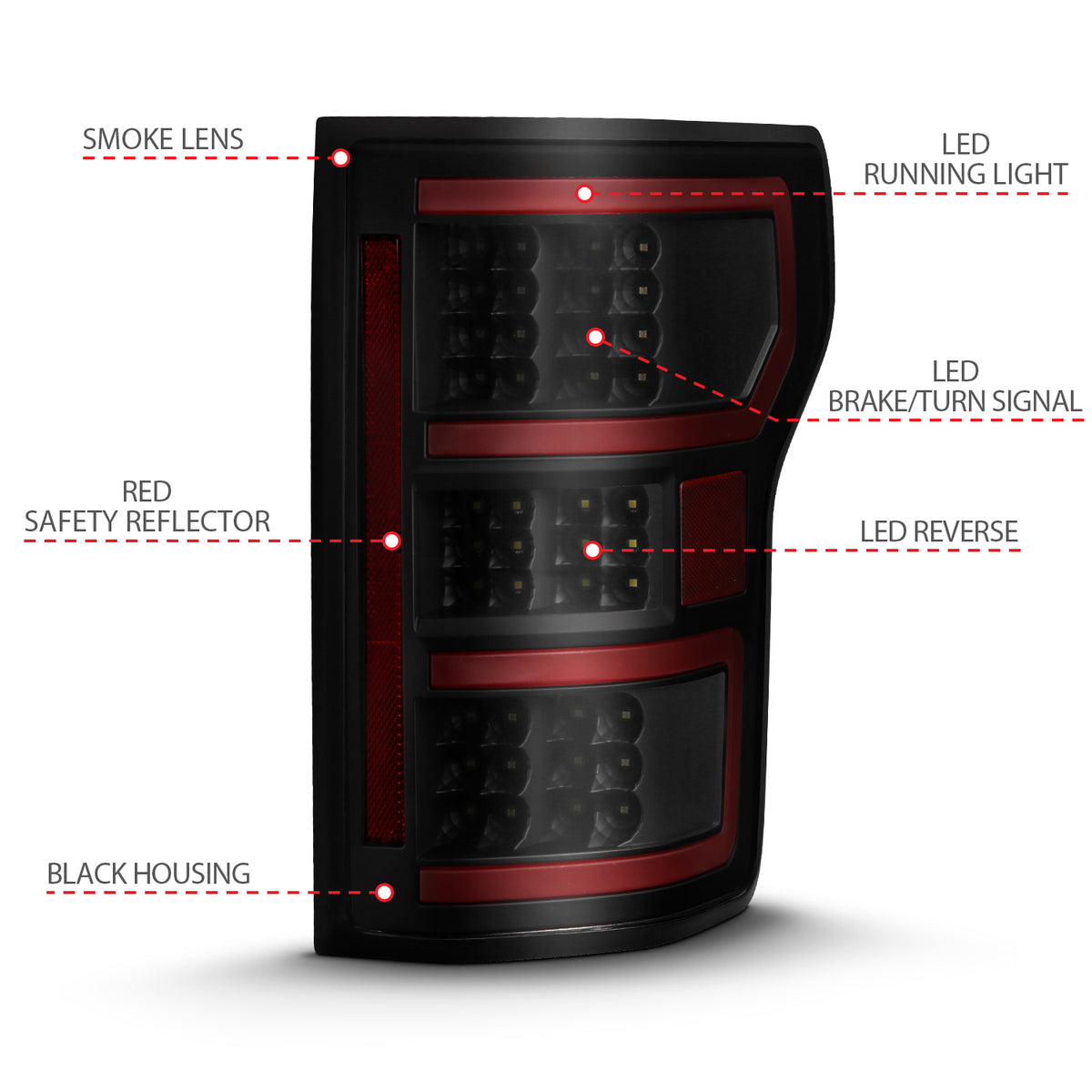 ANZO USA 311314 - Tail Light Set
