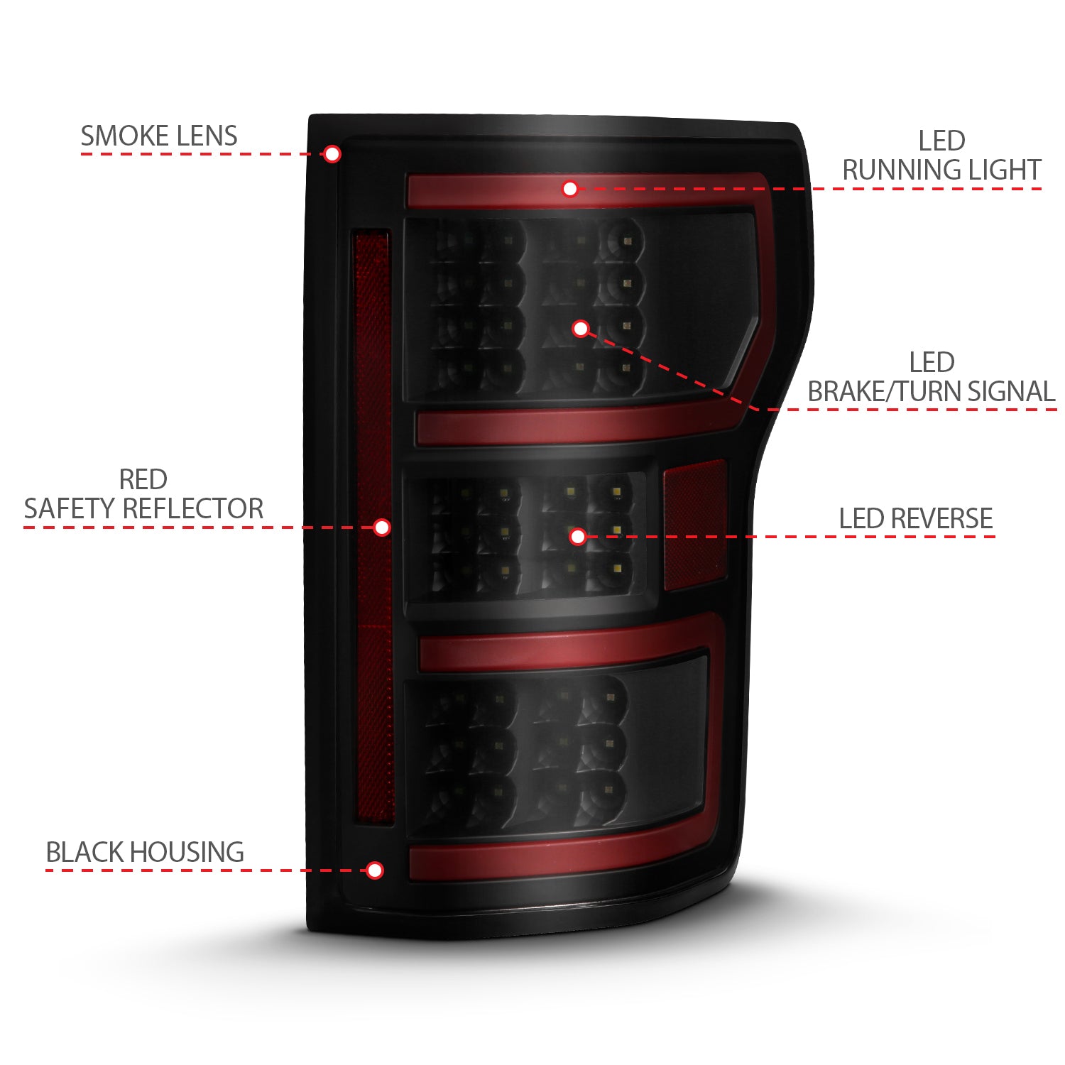 ANZO USA 311314 - Tail Light Set