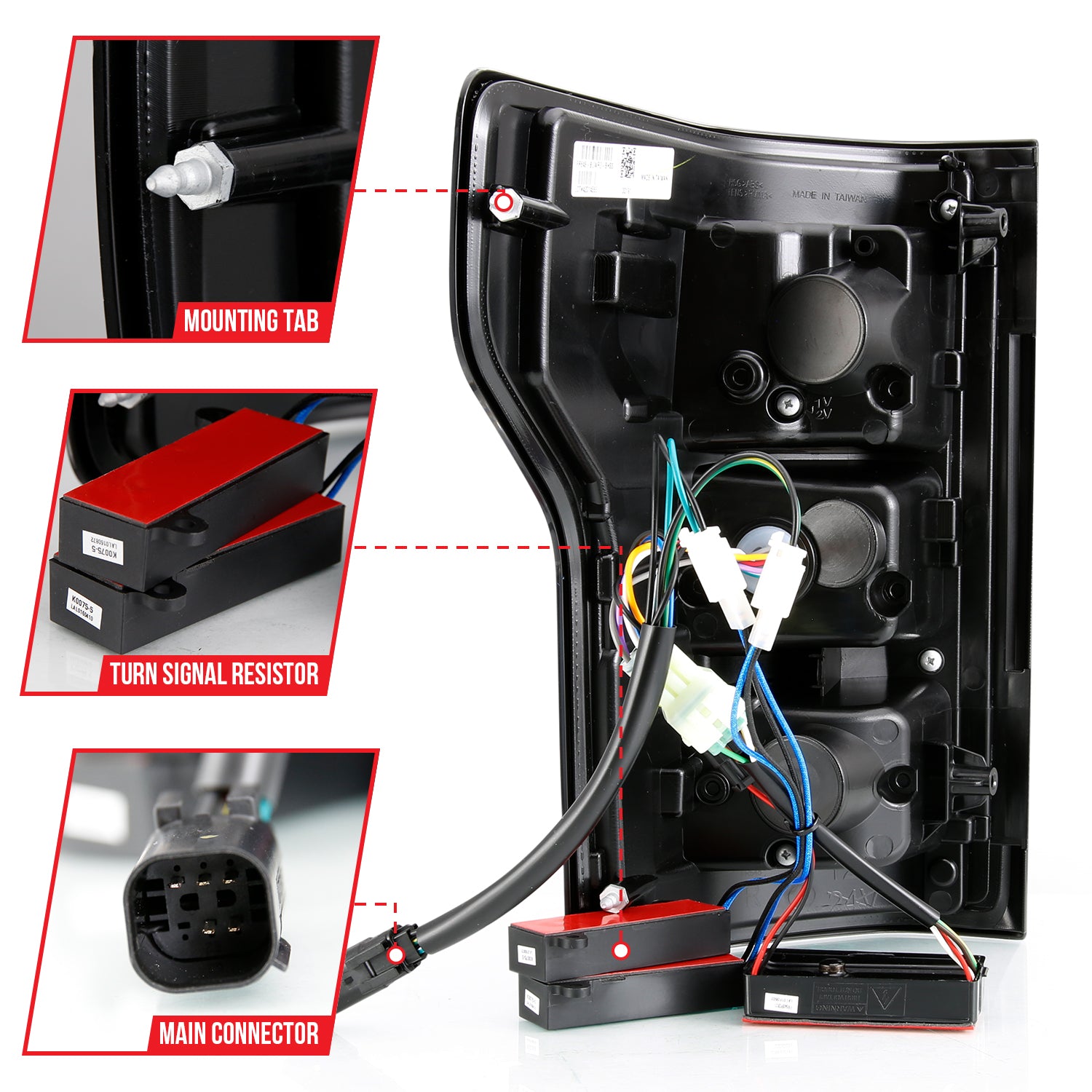 ANZO USA 311314 - Tail Light Set