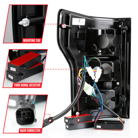 ANZO USA 311314 - Tail Light Set