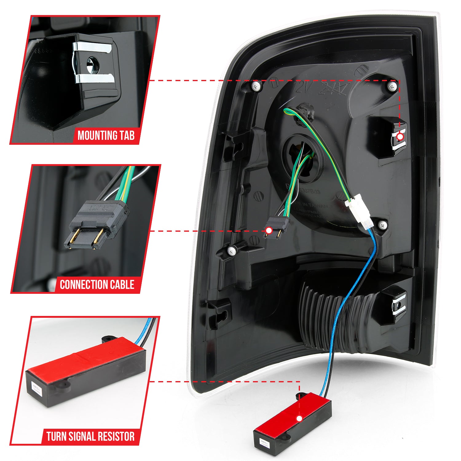 ANZO USA 311318 - Tail Light Set