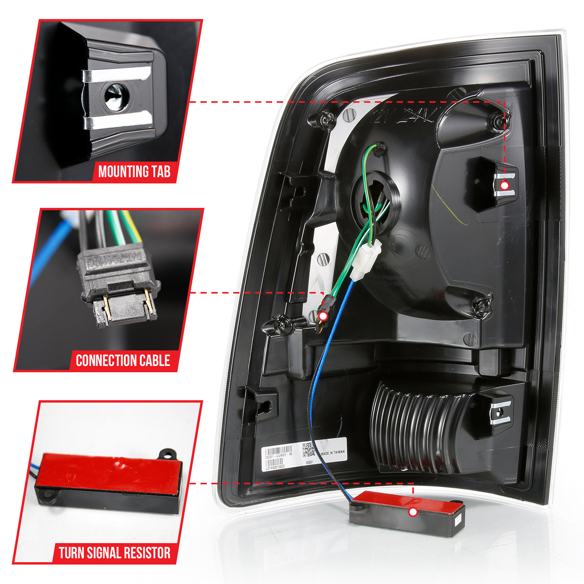 ANZO USA 311320 - Tail Light Set
