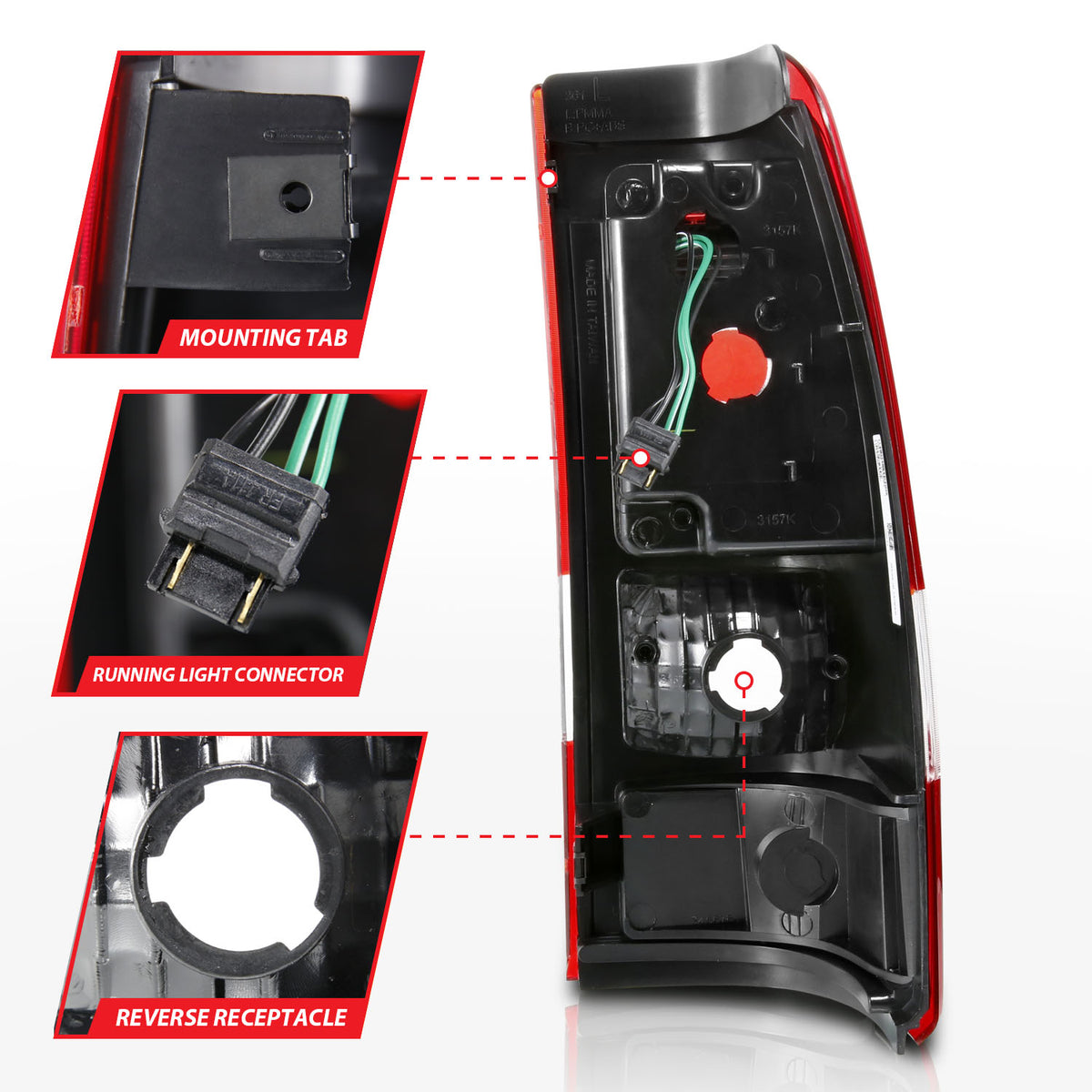 ANZO USA 311324 - Tail Light Set