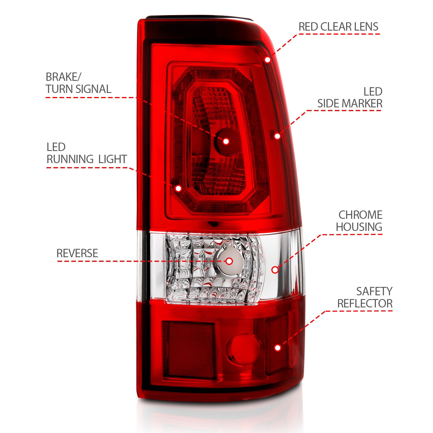 ANZO USA 311326 - Tail Light Set