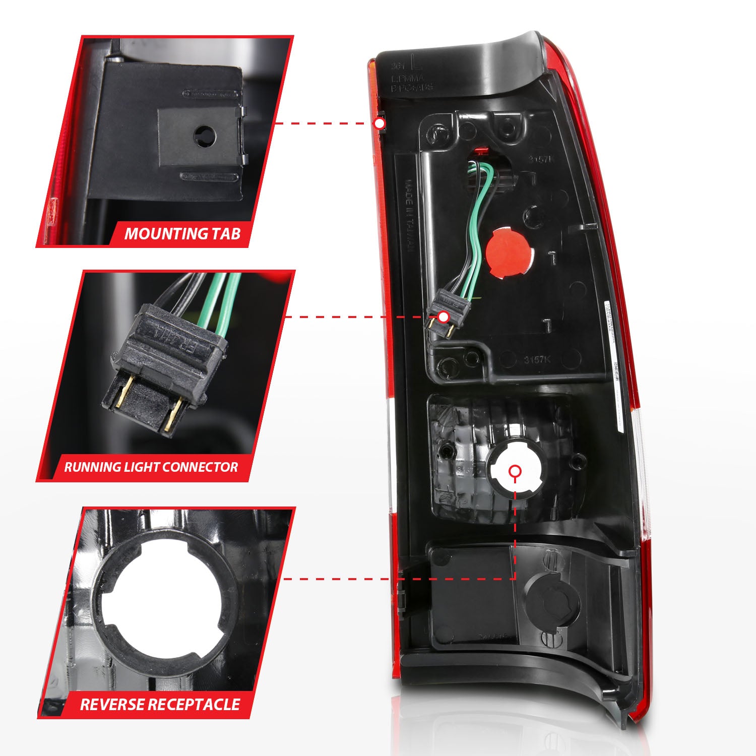 ANZO USA 311326 - Tail Light Set