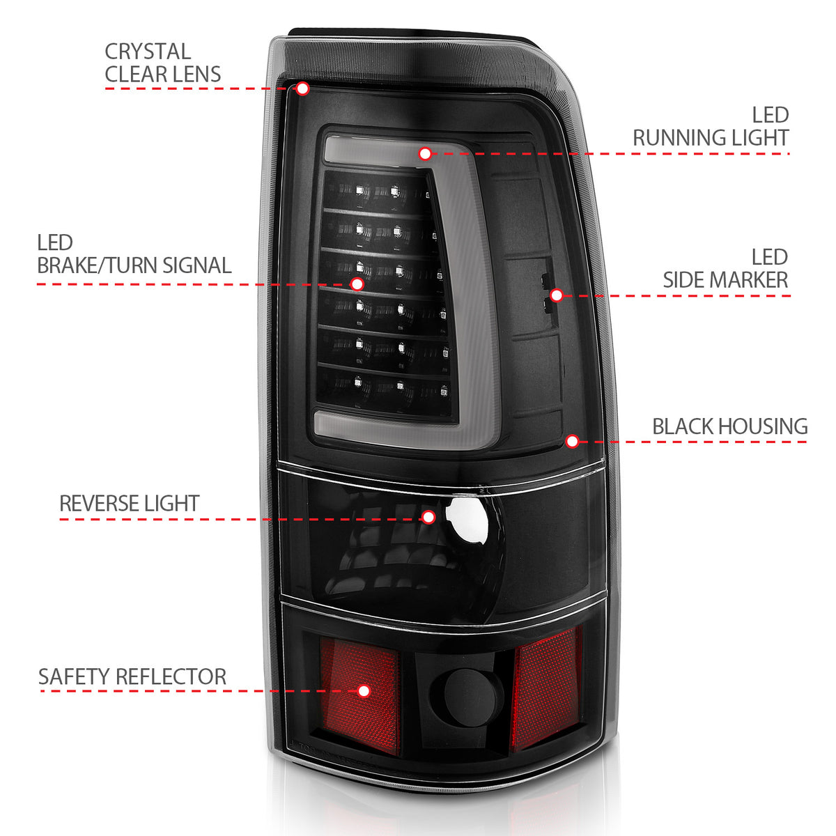 ANZO USA 311330 - Tail Light Set