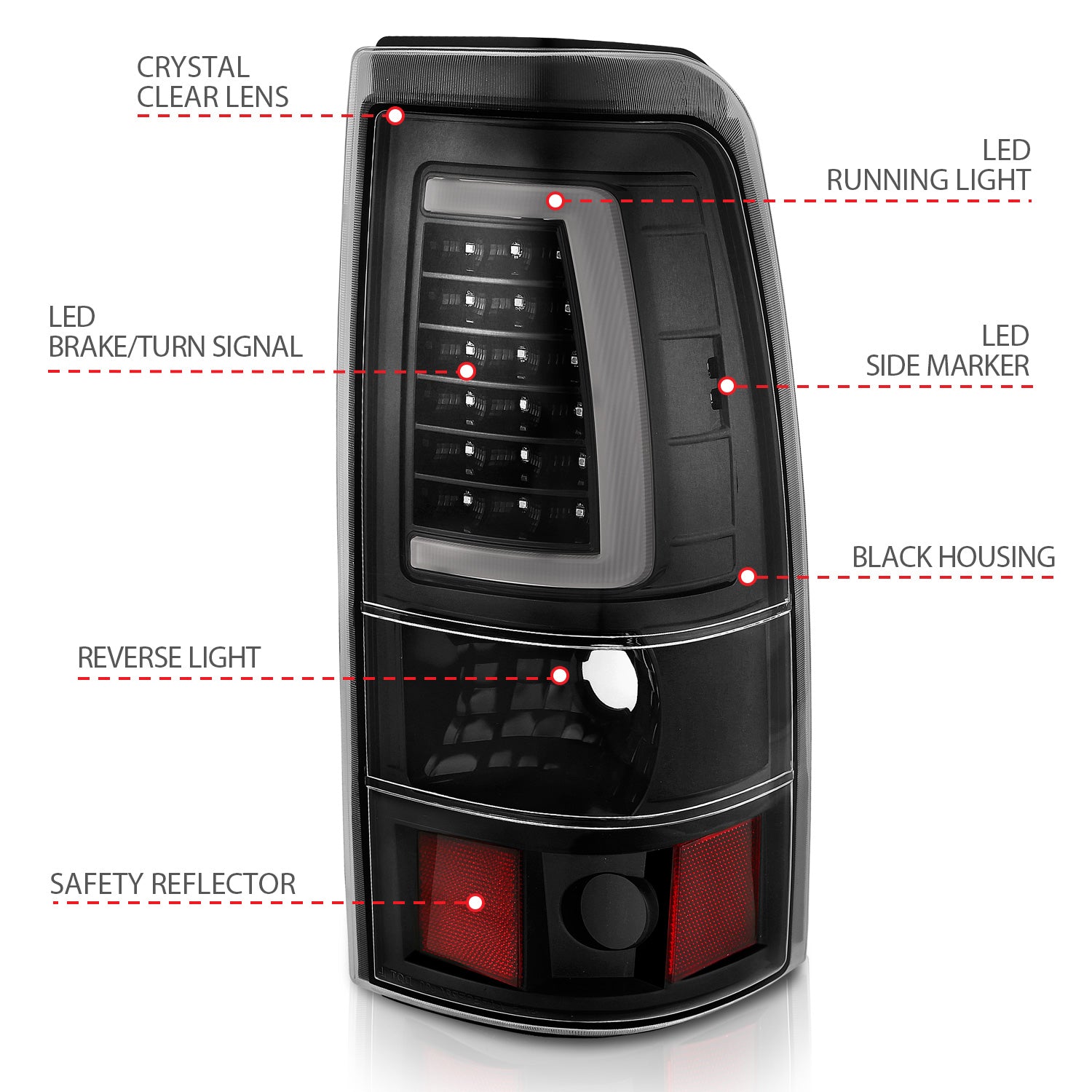 ANZO USA 311330 - Tail Light Set