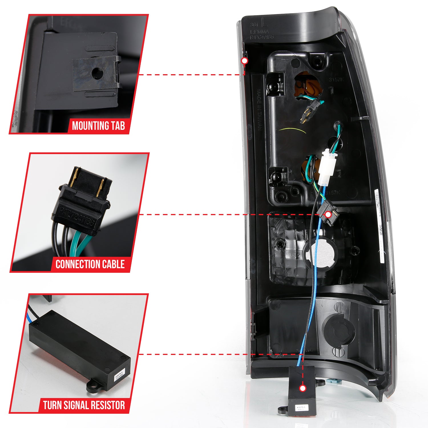 ANZO USA 311330 - Tail Light Set