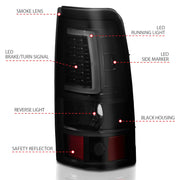 ANZO USA Electrical Lighting and Body ANZO USA 311331 Tail Light Set
