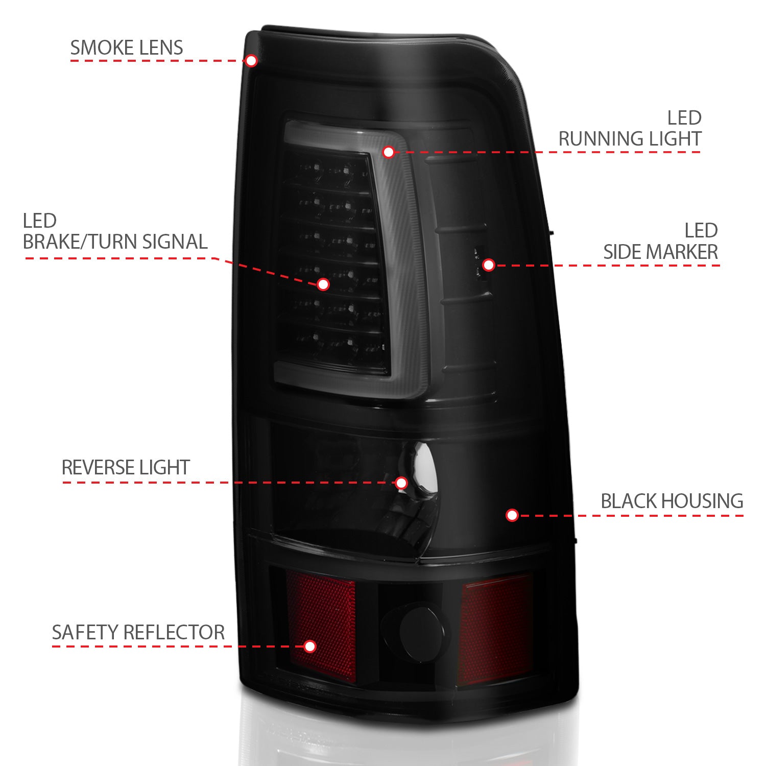 ANZO USA 311331 - Tail Light Set