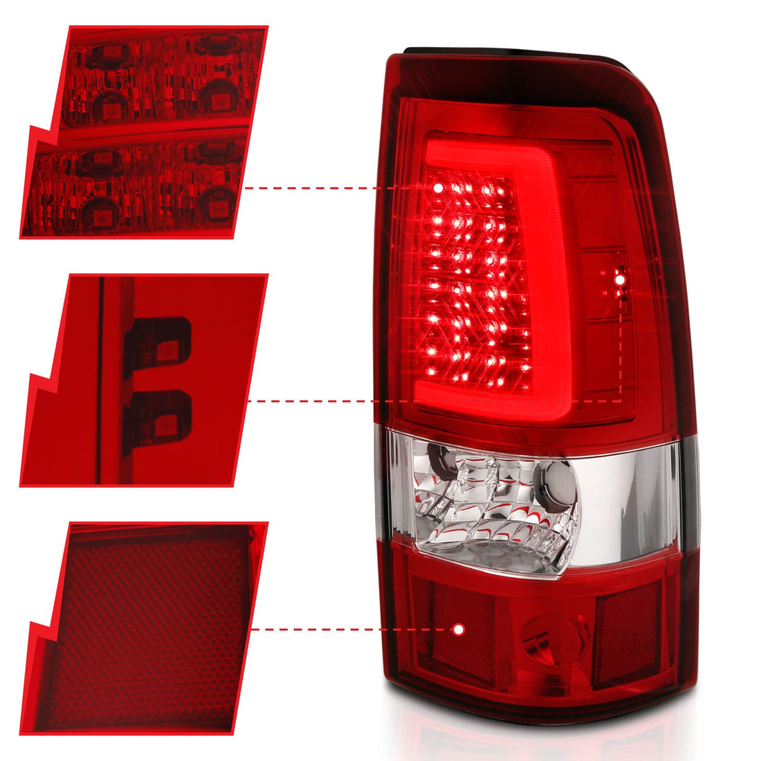ANZO USA Electrical Lighting and Body ANZO USA 311332 Tail Light Set