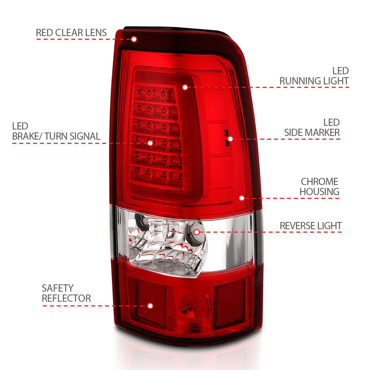ANZO USA 311332 - Tail Light Set