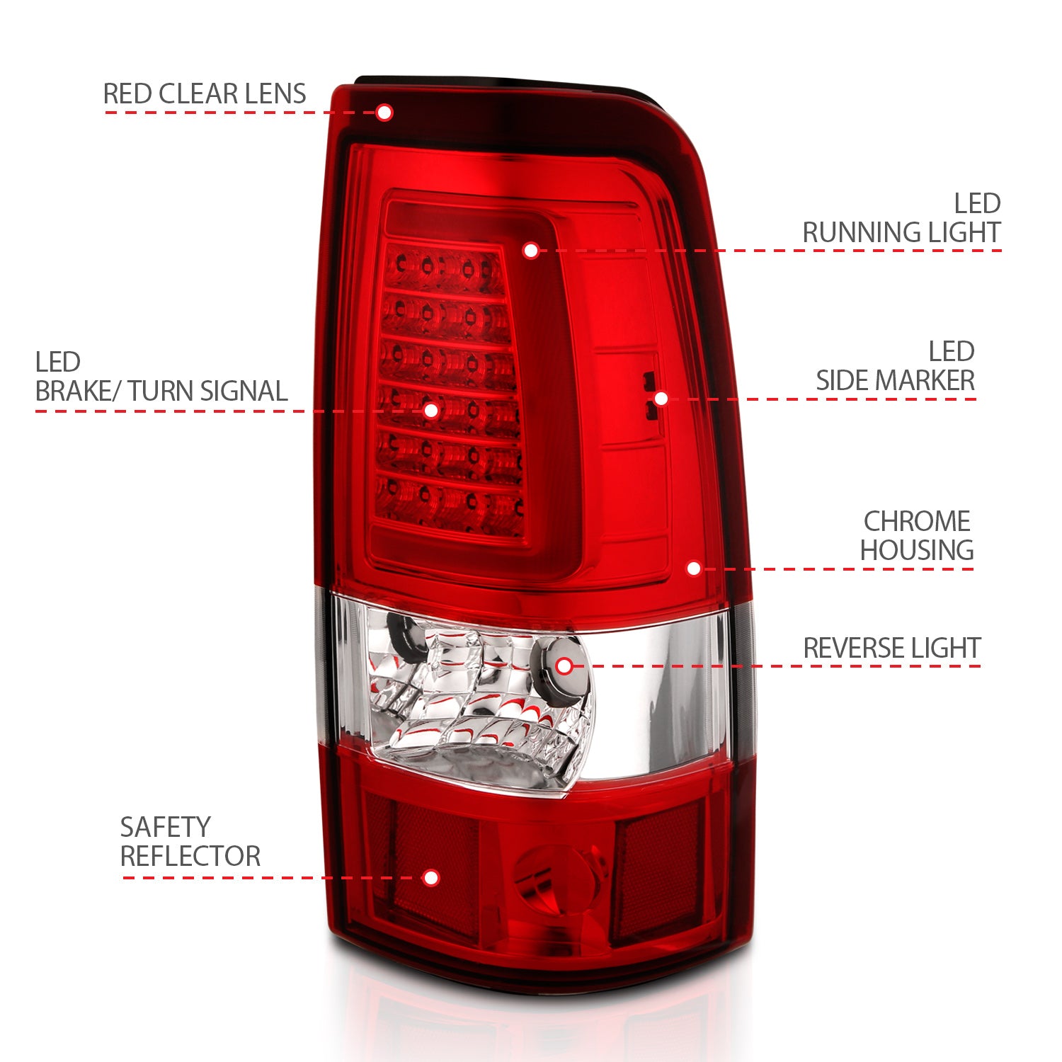 ANZO USA 311332 - Tail Light Set