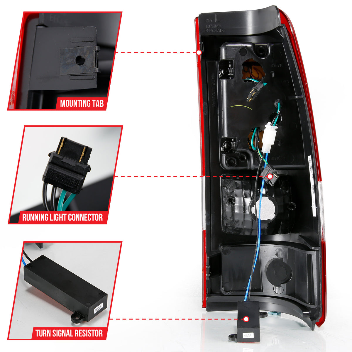 ANZO USA 311332 - Tail Light Set