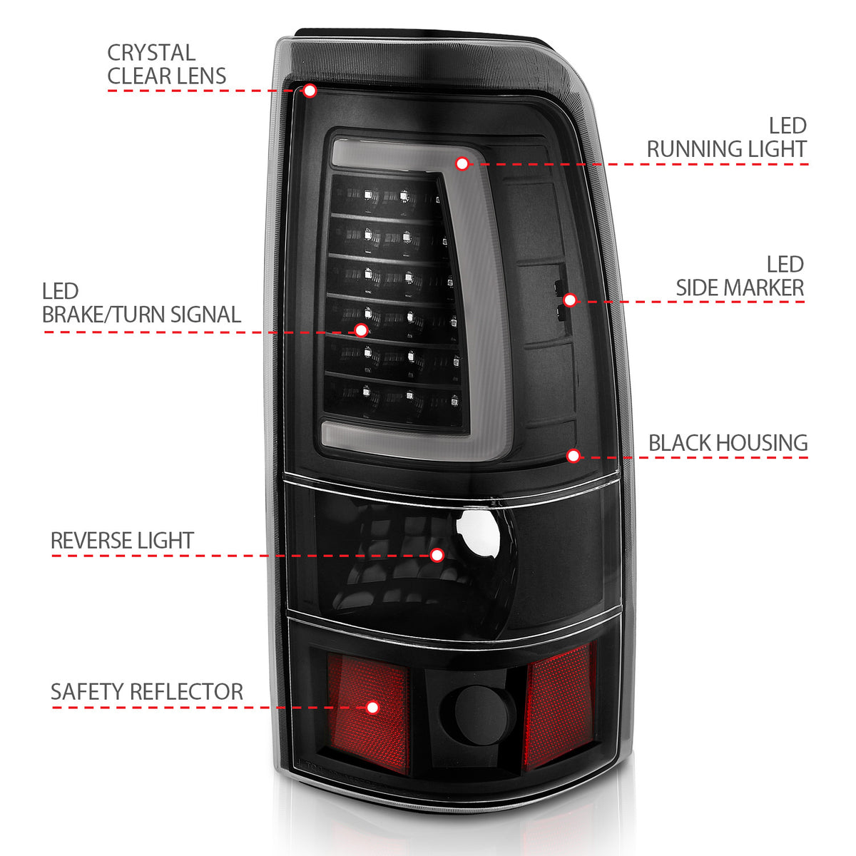 ANZO USA 311333 - Tail Light Set