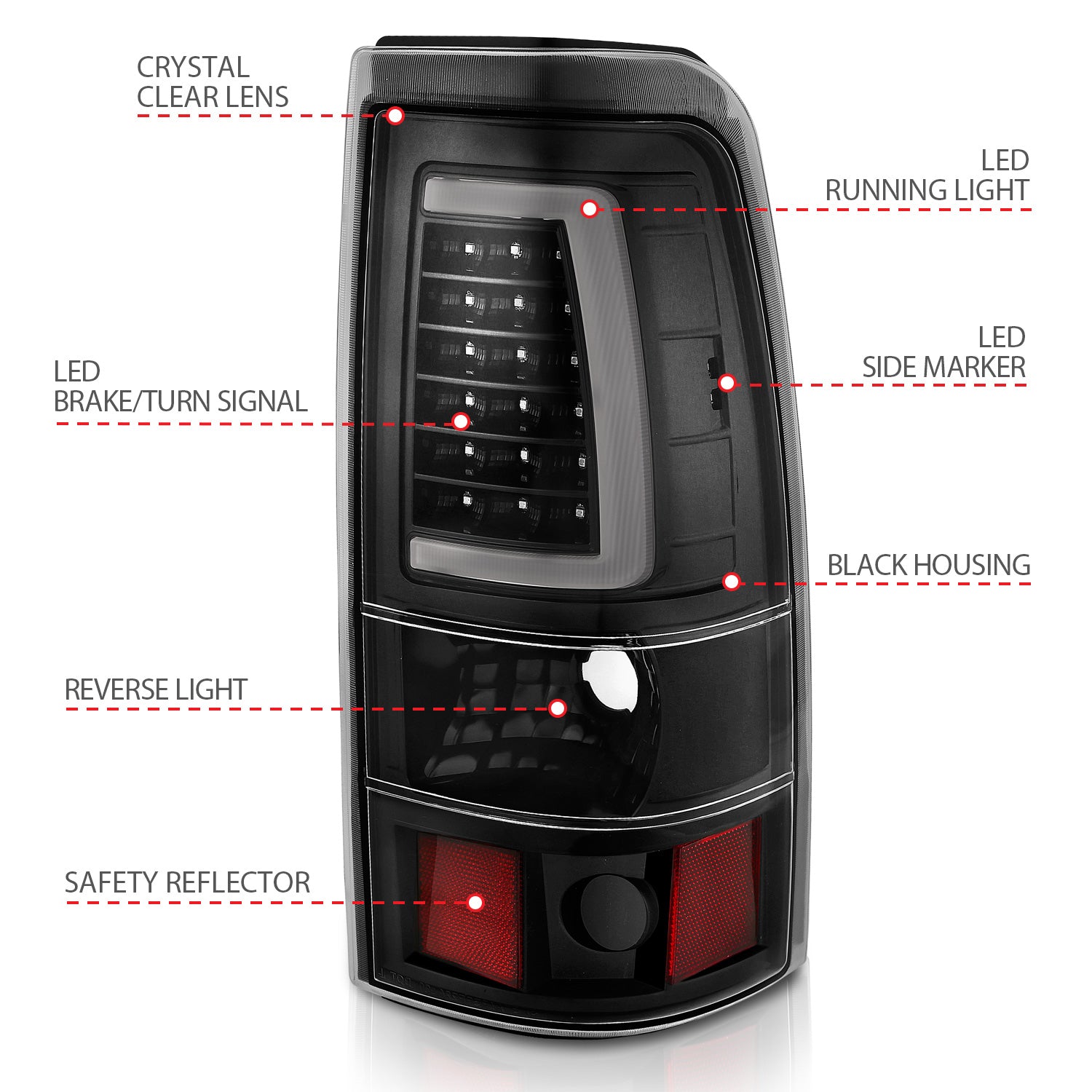 ANZO USA 311333 - Tail Light Set