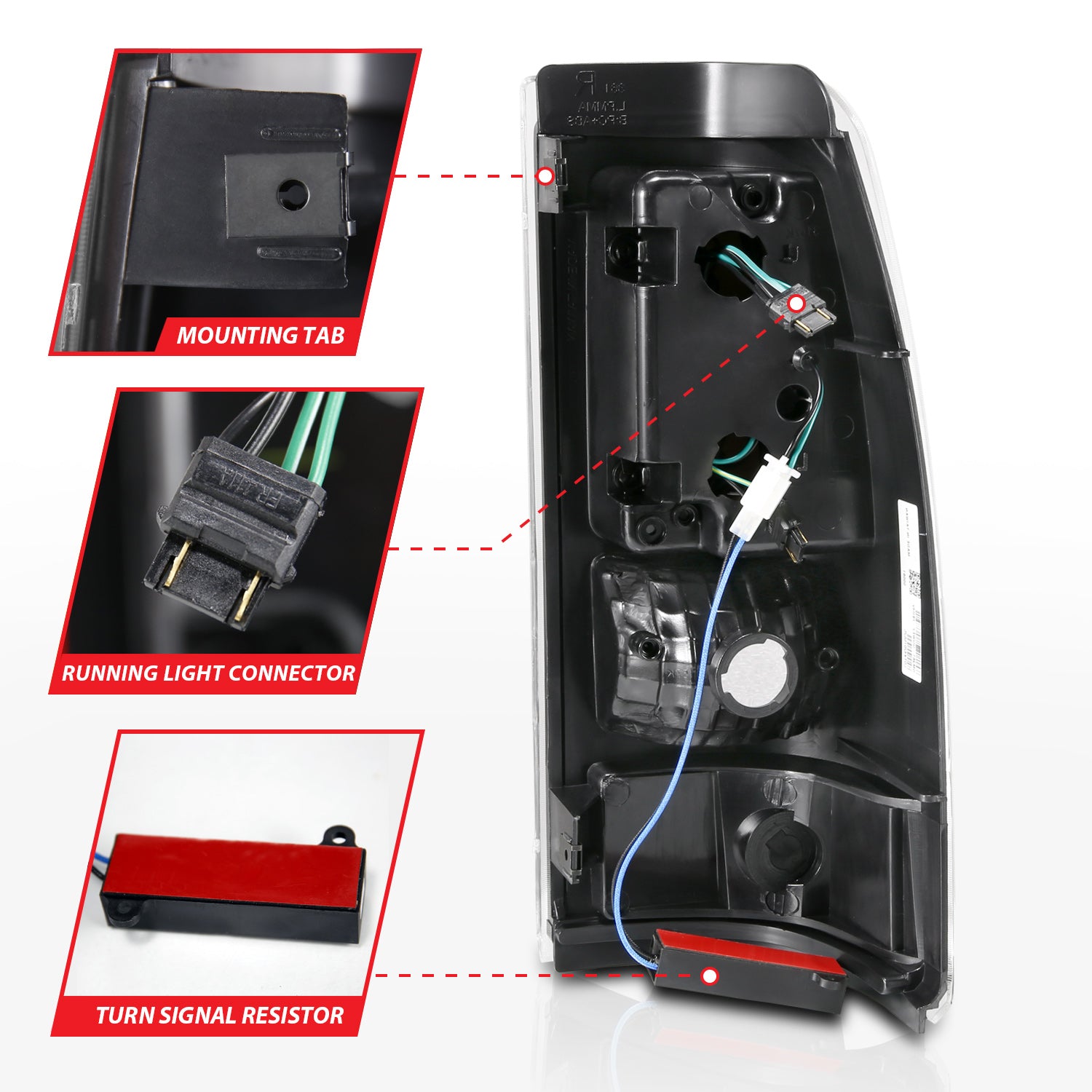 ANZO USA 311333 - Tail Light Set